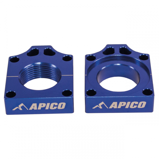 APICO REAR AXLE BLOCK TM EN125-300 2015-2021 MX250-450 2015-2021 BLUE