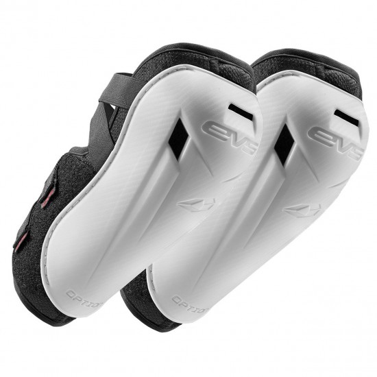 EVS OPTION ELBOW GUARDS YOUTH WHITE PAIR 
