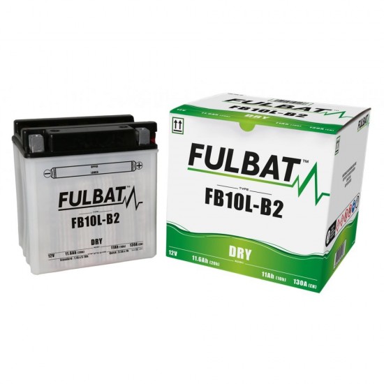 FULBAT BATTERY DRY - FB10L-B2, WITH ACID PACK