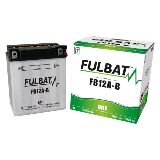 FULBAT BATTERY DRY - FB12A-B, WITH ACID PACK