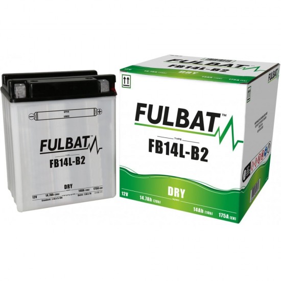 FULBAT BATTERY DRY - FB14L-B2, WITH ACID PACK