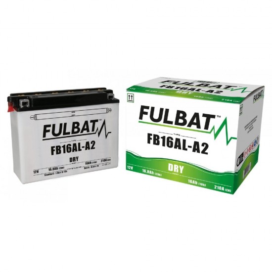 FULBAT BATTERY DRY - FB16AL-A2, WITH ACID PACK