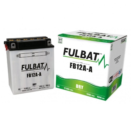 FULBAT BATTERY DRY - FB12A-A, WITH ACID PACK