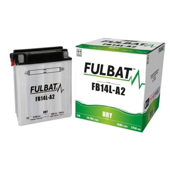 FULBAT BATTERY DRY - FB14L-A2, WITH ACID PACK
