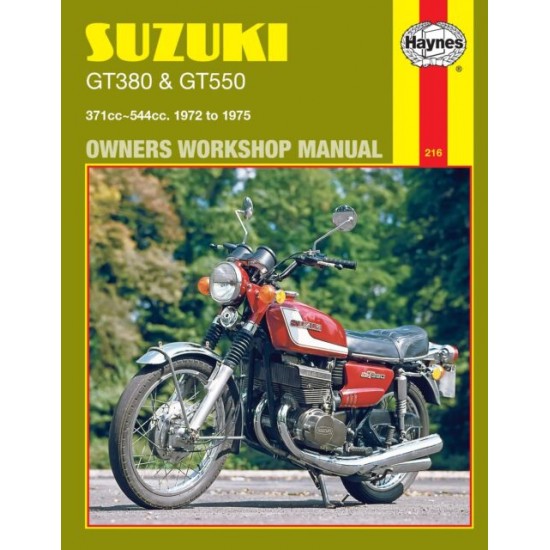 SUZUKI GT380 72-75, GT550 72-75 HAYNES MANUAL