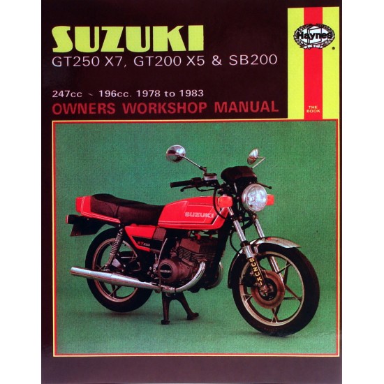 SUZUKI GT200 X5, SB200, GT250 X7 79-83 HAYNES MANUAL