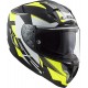 LS2 CHALLENGER SQUADREN YELLOW/WHITE FULL FACE MOTORCYCLE HELMET FIBREGLASS ACU APPROVED ADULT