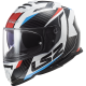 LS2 STORM RACER BLUE/RED FULL FACE MOTORCYCLE HELMET DVS ECE 22.05 ACU APPROVED