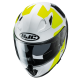HJC I-70 PRIKA FULL FACE MOTORCYCLE HELMET YELLOW/WHITE/BLACK ECE/GOLD APPROVED