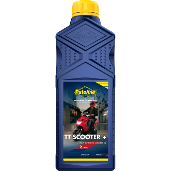 PUTOLINE TT SCOOTER + FULLY SYNTHETIC SCOOTER OIL 2-STROKE 1L