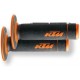 GENUINE KTM GRIPS DUAL COMPOUND BLACK / ORANGE 63002021100