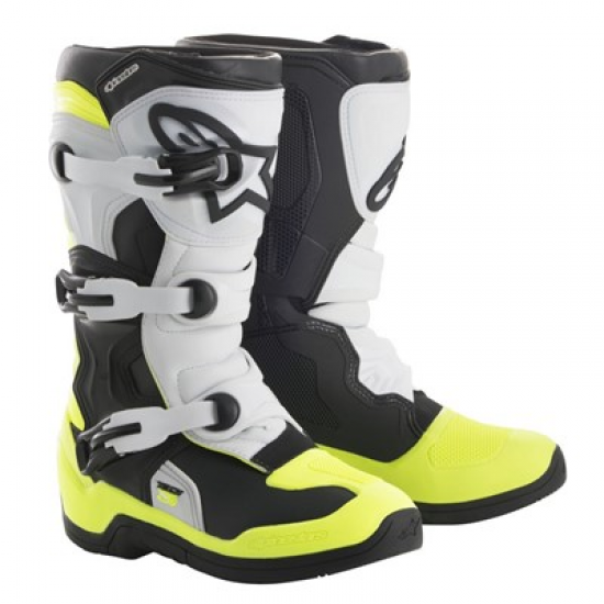 ALPINESTARS TECH 3S YOUTH BLACK / WHITE / FLUO-YELLOW BOOTS