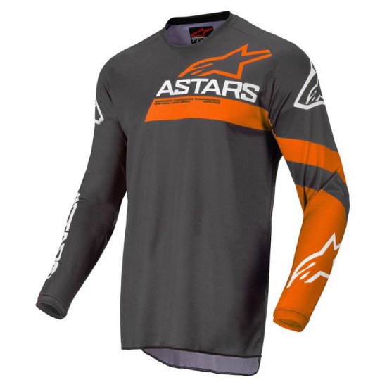 ALPINESTAR JERSEY FLUID CHASER ANTHRACITE ADULT X-LARGE