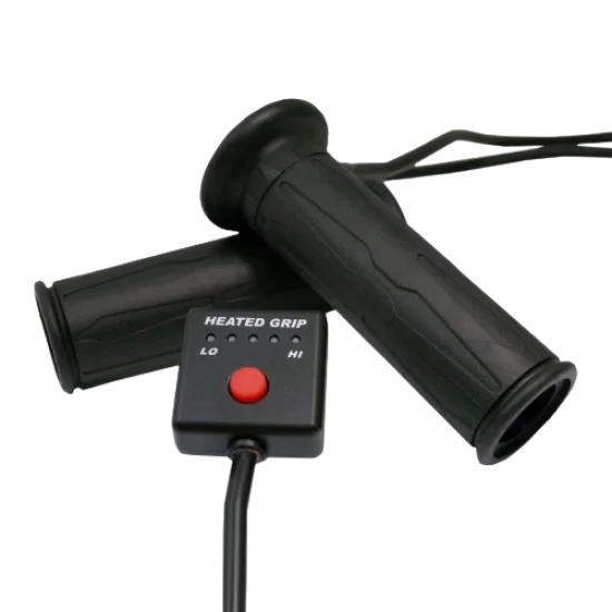 Sunicon Motorcycle Heated Hand Grips - 12V DC 15-35W Adjustable Temperature Handlebar Warmers For 22mm Bars