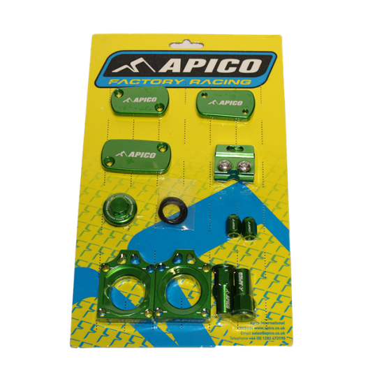 APICO FACTORY BLING PACK KAWASAKI KX250F 2021 KX450F 2019-2021 KX250XC/450XC 2021 GREEN