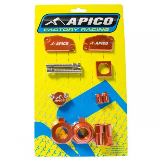 APICO FACTORY BLING PACK KTM SX85 2015-2021 FREE-RIDE 250-350 2012-2019  HUSQVARNA TC85 2015-2021 GAS GAS MC85 2021 ORANGE