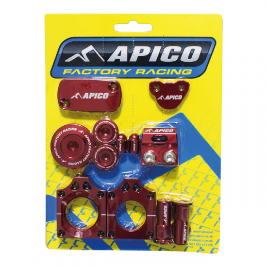 APICO FACTORY BLING PACK HONDA CRF250R 2004-2009 CRF250X 2004-2019 CRF450R 2004-2008 RED 