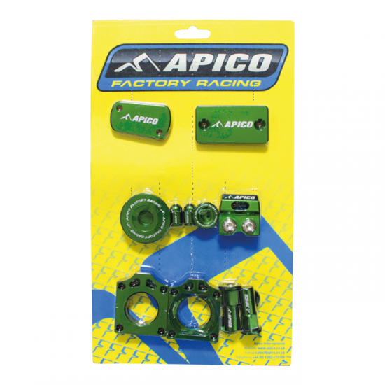 APICO FACTORY BLING PACK KAWASAKI KX250F 2011-2020 KX450F 2009-2018 GREEN