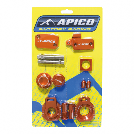APICO FACTORY BLING PACK KTM EXC-F250-450 2003-2005 SX-F250 2005 EXC400 2000-2005 SX400 2000-2002 SX-F450 2007-2008 ORANGE