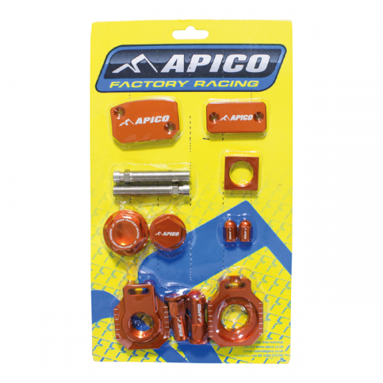 APICO FACTORY BLING PACK KTM SX125 2000-2008 EXC125 2000-2001 SX144 2007-2008 EXC200 2000-2007 EXC250 2000-2005 SX250 2000-2005 ORANGE