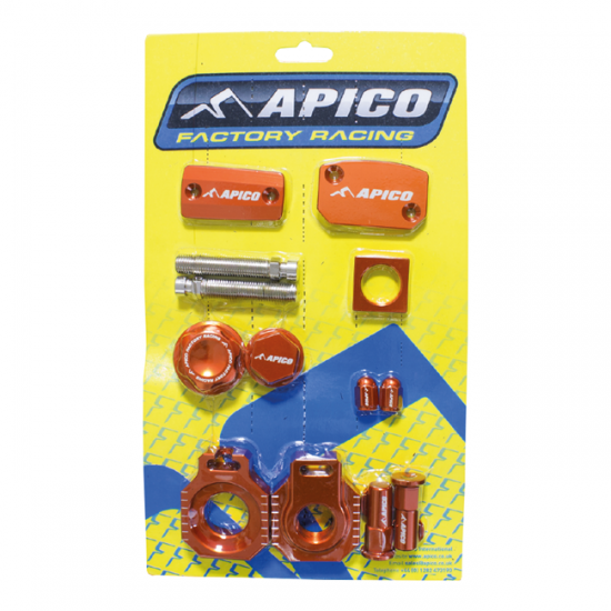 APICO FACTORY BLING PACK KTM SX125/150 2009-2012 EXC125/200 2008-2013 SX-F450 2009-2012 XC-F 450 2009 ORANGE