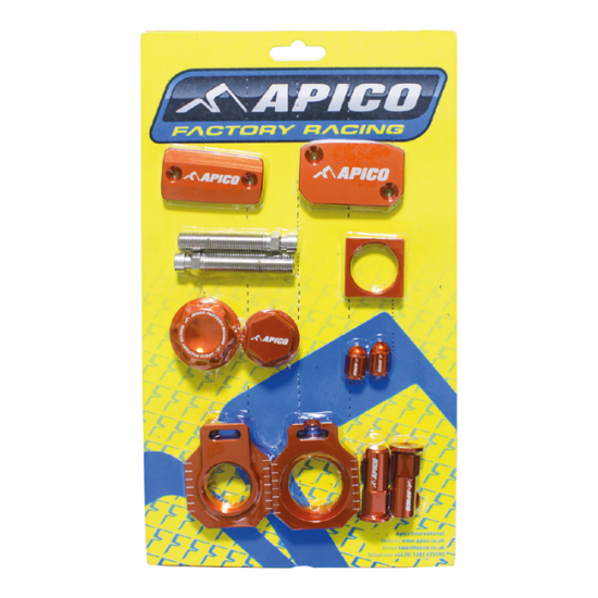APICO FACTORY BLING PACK KTM SX125/150 2014-2015 HUSQVARNA TC125 2016-2021 FC250-450 2016-2021 ORANGE BREMBO BRAKE
