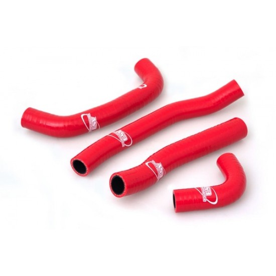 HONDA CRF 450 R RX WE 2017-2020 HIGH PERFORMANCE SILICONE RADIATOR HOSES RED