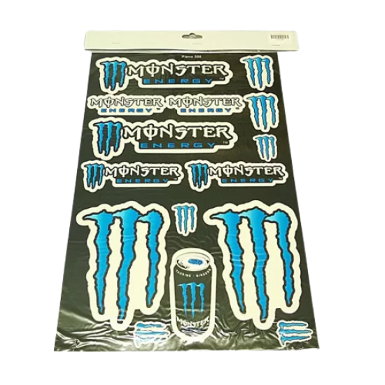 MONSTER ENERGY STICKER KIT SHEET 30X45CM FOR SALE AT PITSTOP MOTORCYCLES  HULL HU3 4BL 01482 241124