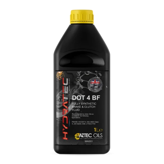 AZTEC DOT 4 FULLY SYNTHETIC MOTORCYCLE BRAKE & CLUTCH FLUID 1 LITRE FOR ...