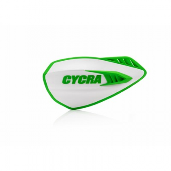 CYCRA CYCLONE HANDGUARDS WHITE-GREEN