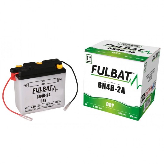 FULBAT BATTERY DRY - 6N4B-2A, WITH ACID PACK