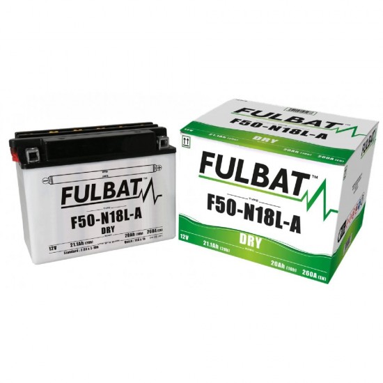FULBAT BATTERY DRY - F50-N18L-A, WITH ACID PACK