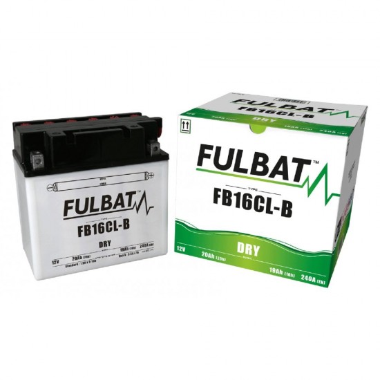 FULBAT BATTERY DRY - FB16CL-B, WITH ACID PACK
