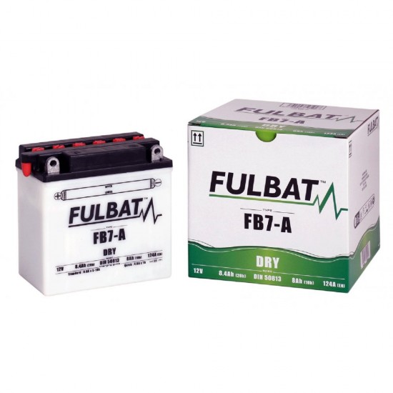 FULBAT BATTERY DRY - FB7-A, WITH ACID PACK