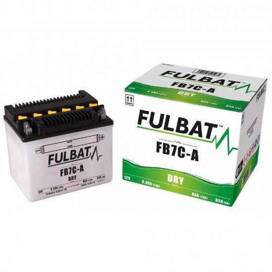 FULBAT BATTERY DRY - FB7C-A, WITH ACID PACK