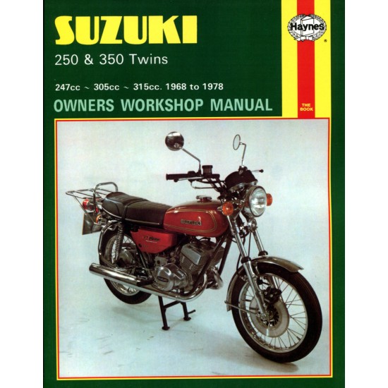 SUZUKI T250 69-73, GT250 73-78, T305 68, GT350 69-73 HAYNES MANUAL