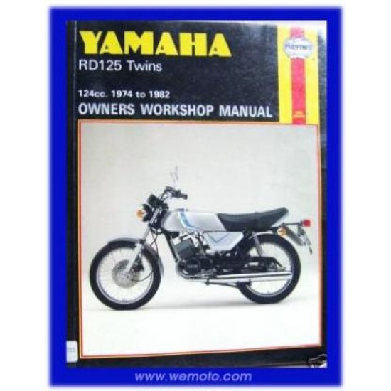 YAMAHA RD125DX Twin 74 -82 HAYNES MANUAL