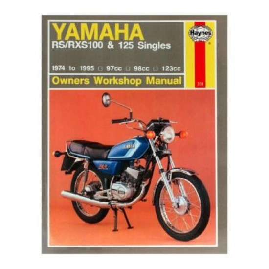 YAMAHA RS100 74-83, RXS100 83-95, RS125 74-84 HAYNES MANUAL