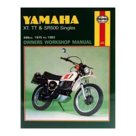 YAMAHA XT500 75-81,SR500 78-83,TT500 (USA) HAYNES MANUAL