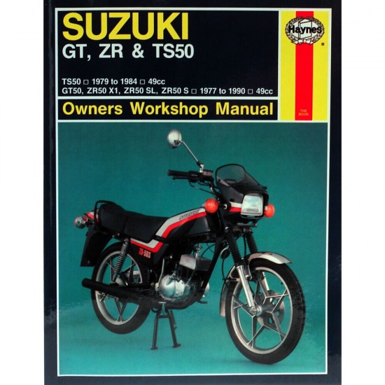 SUZUKI GT50, TS50, ZR50 77-90 HAYNES MANUAL