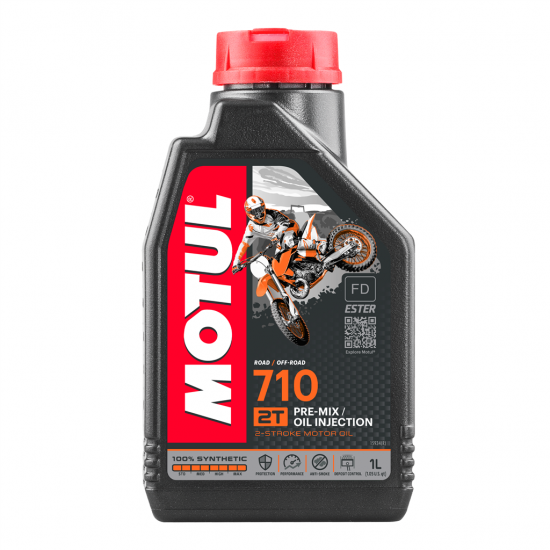 MOTUL 710 2T MOTOCROSS ENGINE OIL 1 LITRE