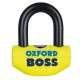OXFORD BOSS 12.7MM DISC LOCK YELLOW 