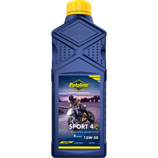 PUTOLINE SPORT 4R 15W-50 SEMI-SYNTHETIC MOTORCYCLE ENGINE OIL 1L