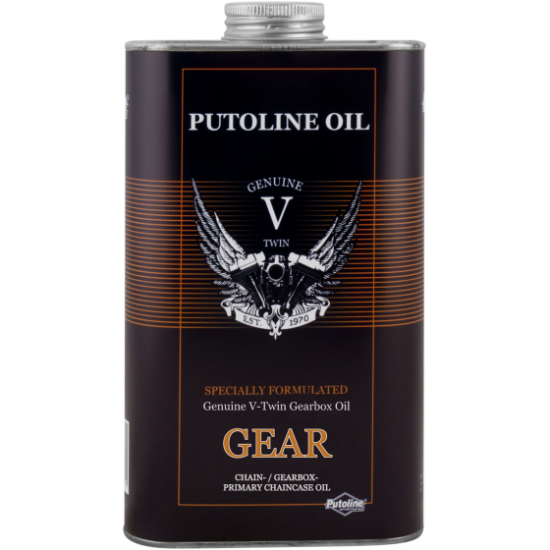 PUTOLINE GENUINE V-TWIN MOTORCYCLE GEARBOX OIL 1L