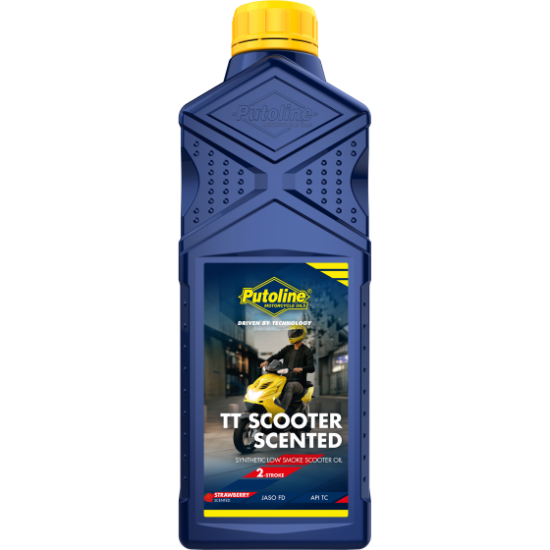 PUTOLINE TT SCOOTER SCENTED SYNTHETIC LOW SMOKE SCOOTER OIL 2-STROKE 1L