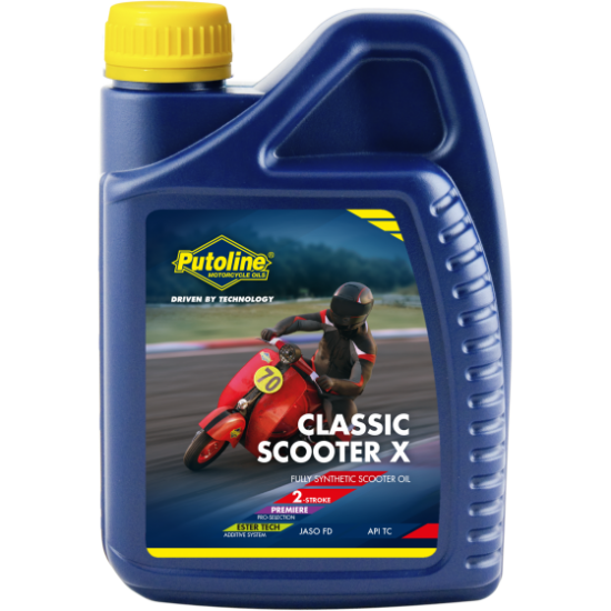 PUTOLINE CLASSIC SCOOTER X FULLY SYNTHETIC SCOOTER OIL 2-STROKE 1L