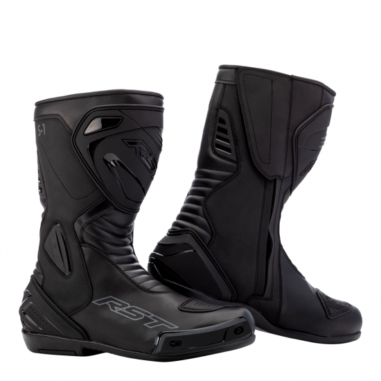RST S1 MENS CE MOTORCYCLE BOOTS BLACK-BLACK