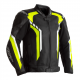 RST AXIS CE MENS LEATHER JACKET BLACK-FLO-YELLOW-WHITE