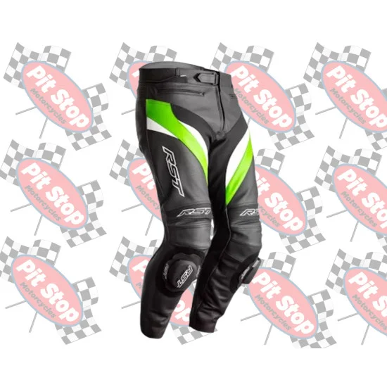 RST-TRACTECH-EVO-4-CE-MENS-LEATHER-JEAN-BLACK-GREEN-FOR-SALE-AT