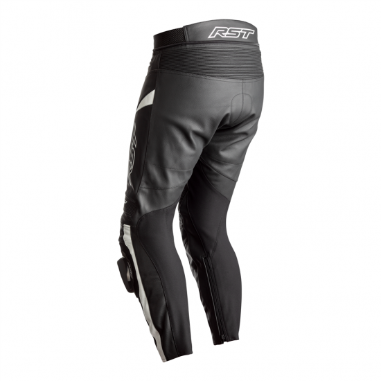 RST TRACTECH EVO 4 CE MENS LEATHER JEAN BLACK-WHITE
